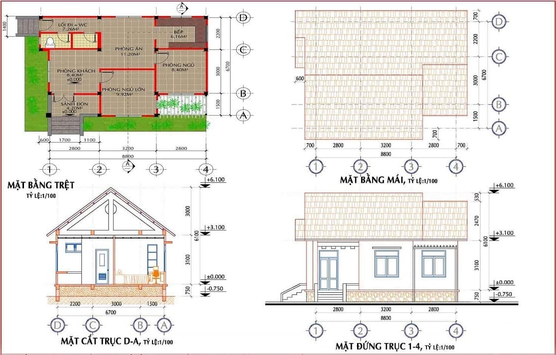 5+ Mẫu bản vẽ nhà đẹp, chi tiết cho căn nhà của bạn